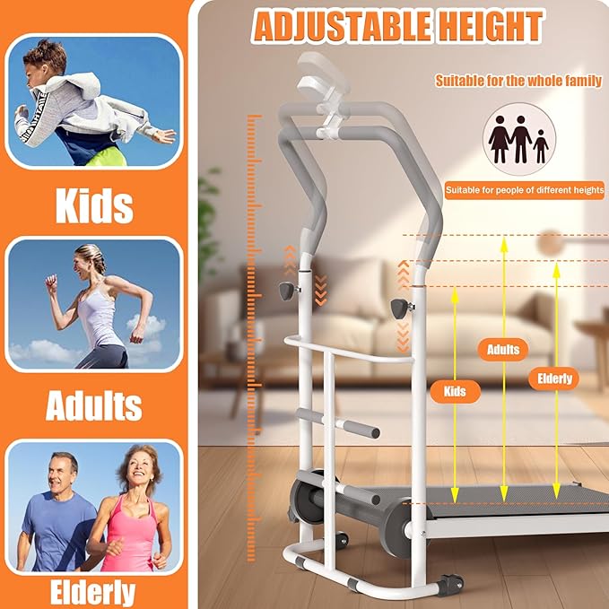 Caminadora Plegable Manual para Niños y Adultos con Pantalla LED miniatura 4