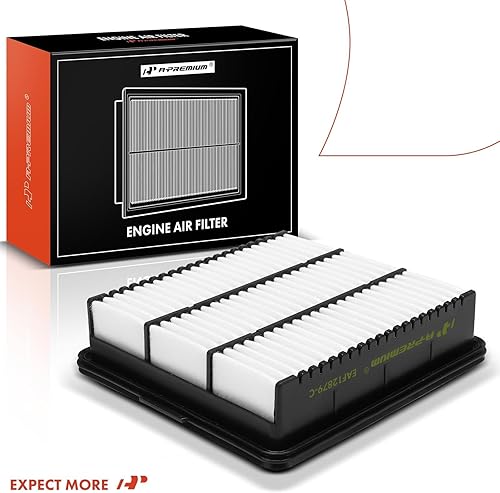 Miniatura 9 de A-Premium Filtro de aire de motor compatible con Hyundai Elantra 2021-2023, Elantra N 2022-2023, 1.6L 2.0L Gas, reemplazo # 28113-AA100, 28113AA100