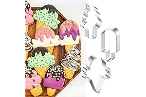 Stainless Steel Ice Cream Theme Cookie Cutters