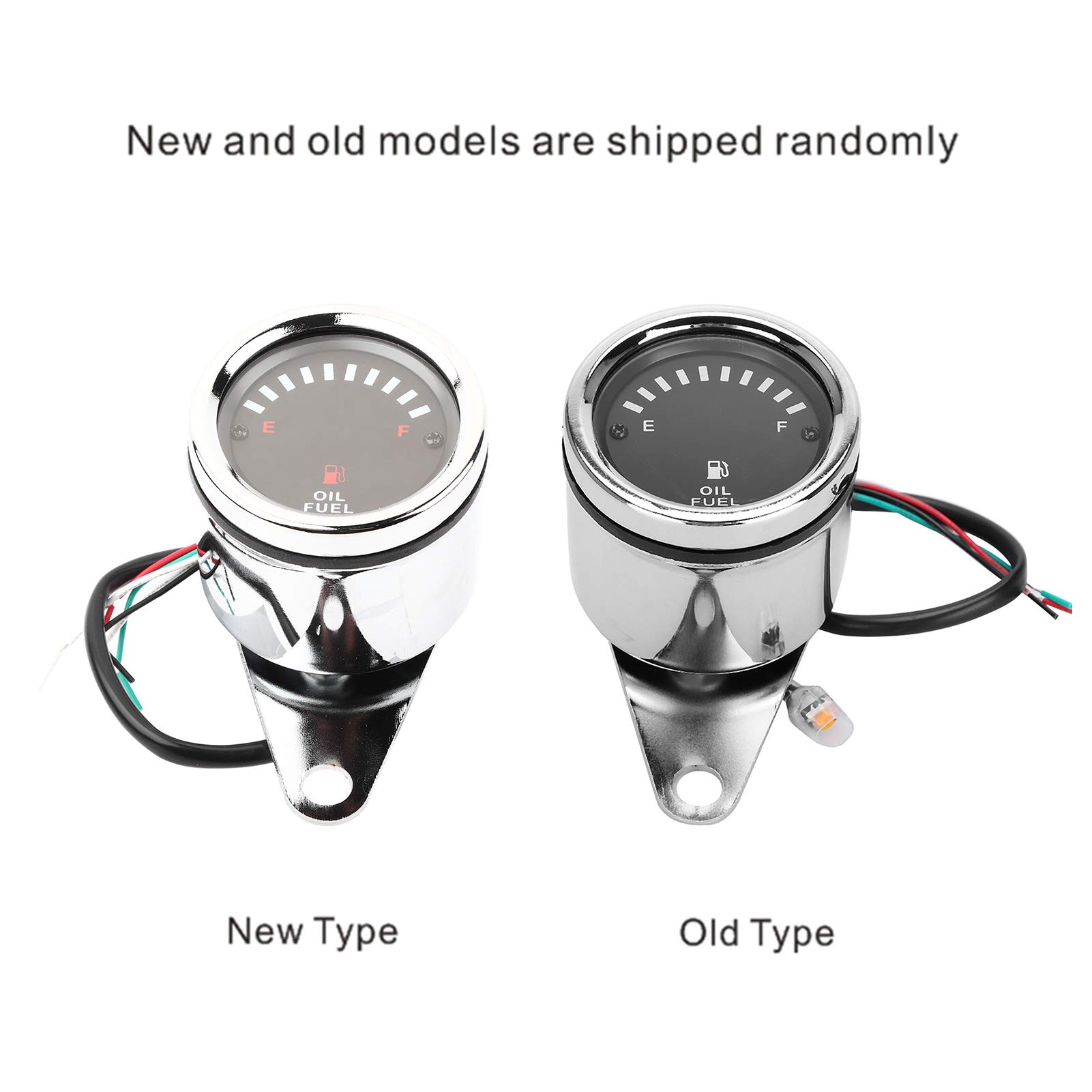 Pour Jauge De Carbur Moto - Jauge électrique En Aluminium Argenté DC 2V Avec Affichage LED l Pour ures Et Motos - Compteur Précis Et Pour e Expérience De Conduite imale