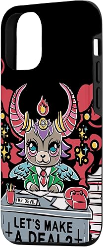 Miniatura 2 de Funda para iPhone 13 Kawaii Pastel Goth Make A Deal Baphomet Aesthetic Nu Cute Case