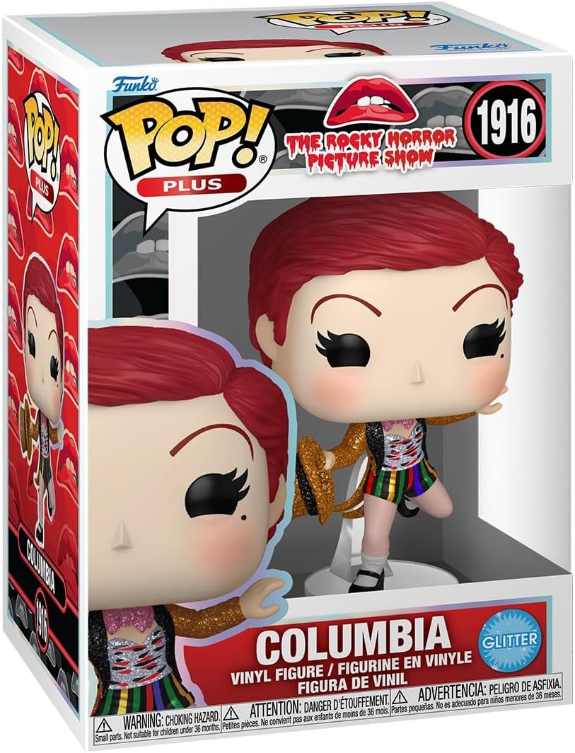 Funko Pop! Plus: Rocky Horror Picture Show - Columbia​ - Glitter - Collectable Vinyl Figure - Gift Idea - Official Merchandise - Toys for Kids & Adults - Horror Fans