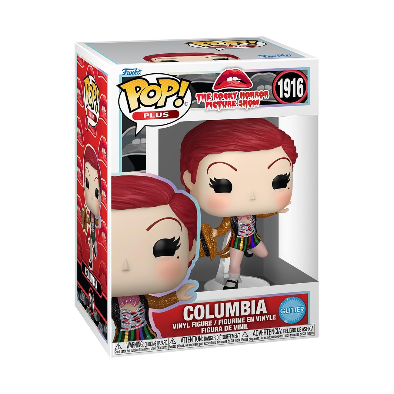 POP! Plus: Rocky Horror Picture Show - Columbia (Glitter) | Official Horror Merch - Collectable Vinyl Figurine for Shelf Display - Birthday Gift Idea for Fans and Collectors