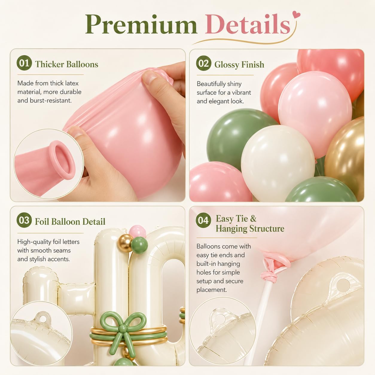 Housewarming Party Decorations, 40Inch Beige Home Balloon Banner thumbnail
