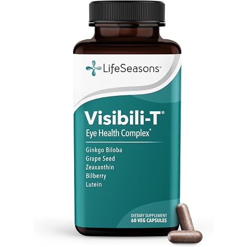 Visibili-T - Vitamin Supplement for Eye Health & Vision Support - Carrot Root, Chromium, Bilberry, Ginkgo Biloba, Grape Seed Extract, Lycopene, Vitamin A, Lutein & Zeaxanthin - 60 Capsules