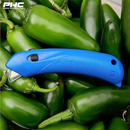 Miniatura 6 de Pacific Handy Cutter RSC-432 Cortador de seguridad para restaurante con campana de seguridad de bloqueo automático, desechable, apto para alimentos,