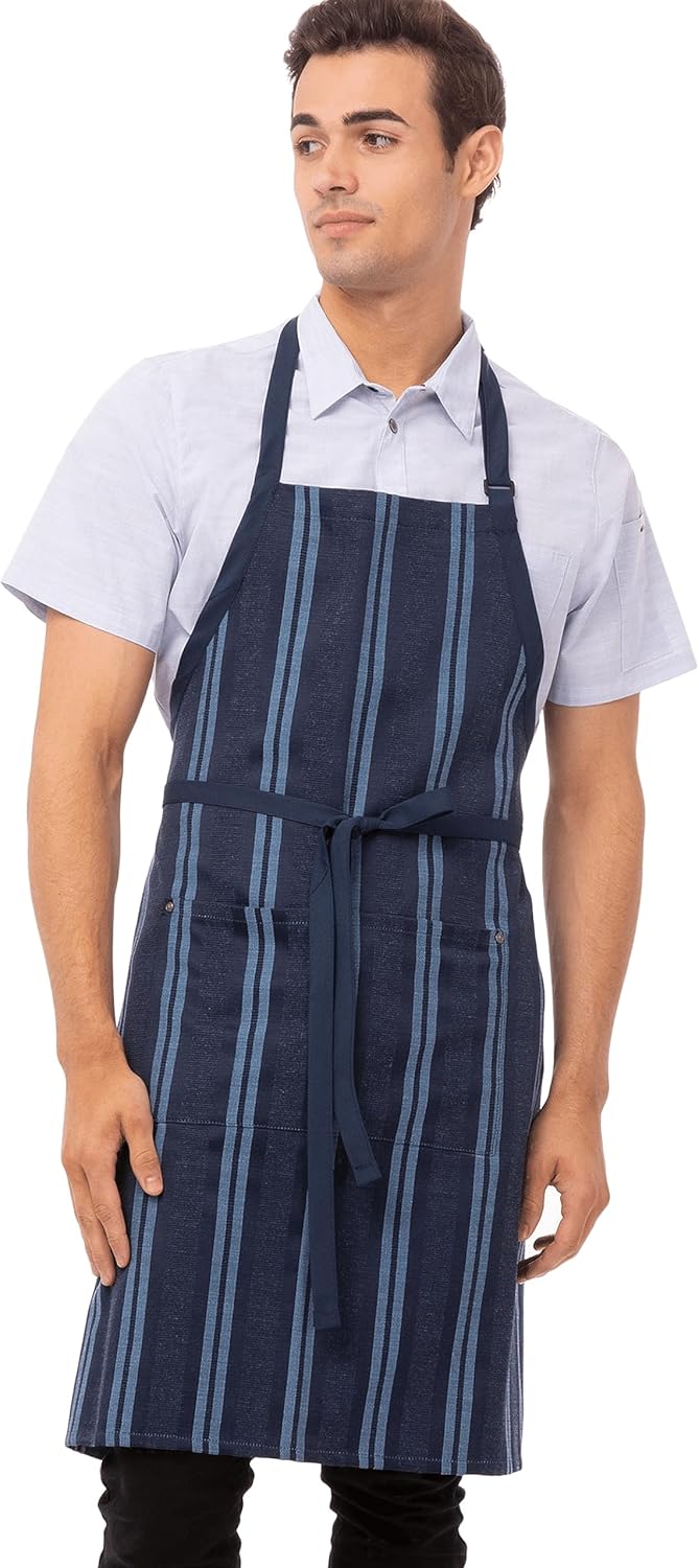 Chef Works Unisex Presidio Bib Apron