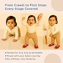 Mee Mee Soft Light Weight Booties | Unisex | Anti Skid | Attractive Colors & Designs | 6 Months + gallery image