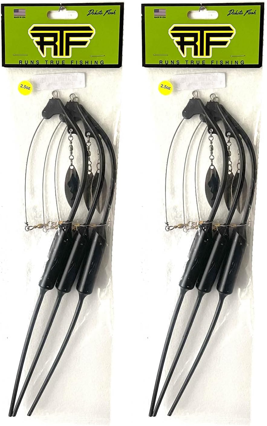 RTF - Dakota Flash Bouncer - Willowleaf Blade - Flextail Avoids Snags - Rugged Plastic - (2.5oz - 6pk)