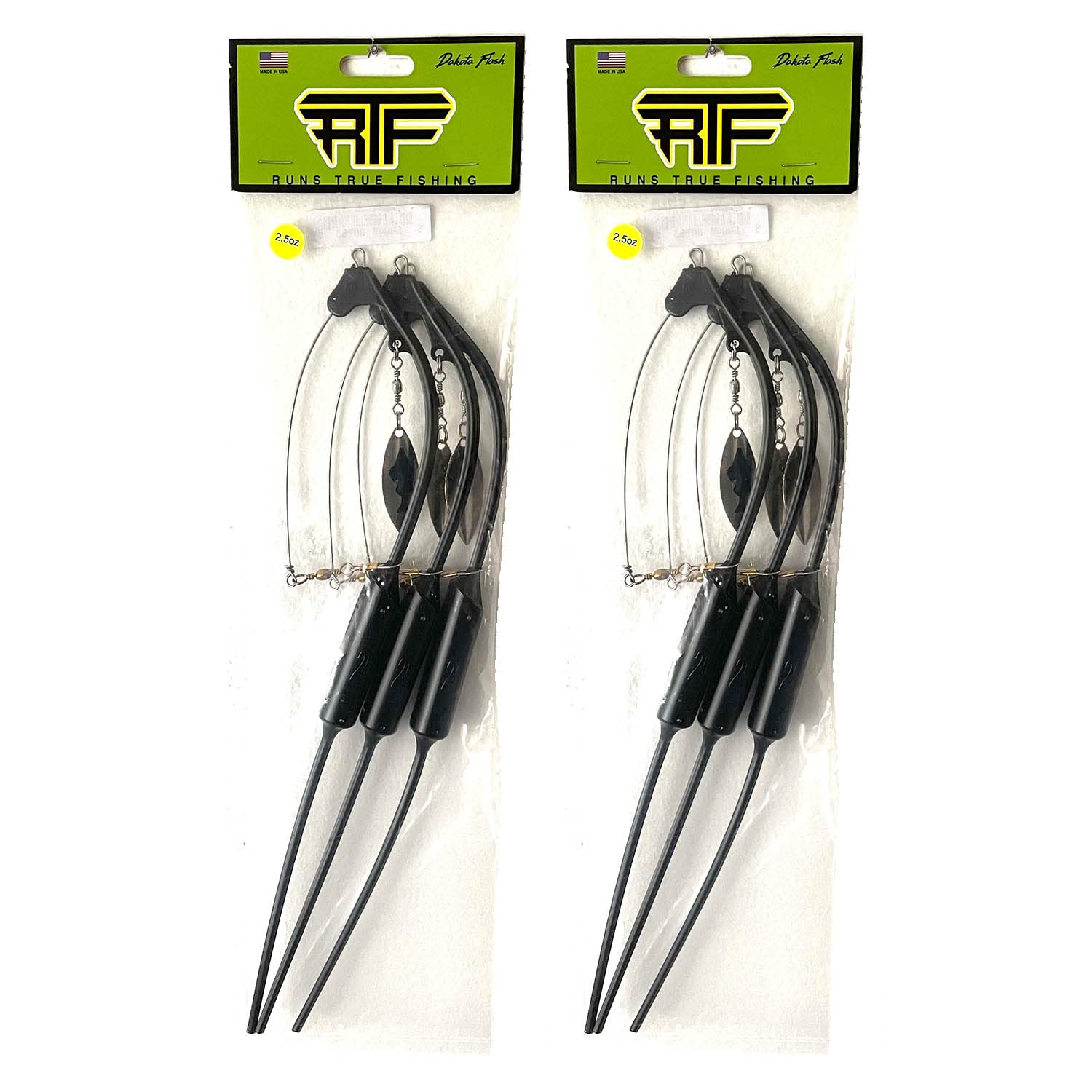RTF - Dakota Flash Bouncer - Willowleaf Blade - Flextail Avoids Snags - Rugged Plastic - (2.5oz - 6pk)