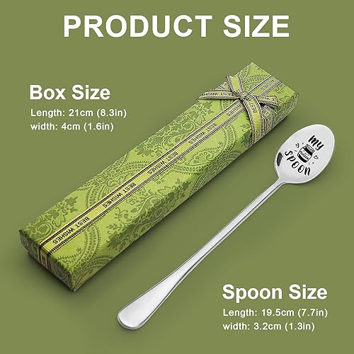 Miniatura 5 de Cuchara Nutella de acero inoxidable, cuchara My Nutella para pastel de postre, regalo para amantes de Nutella, mujeres y hombres, regalo de Navidad,