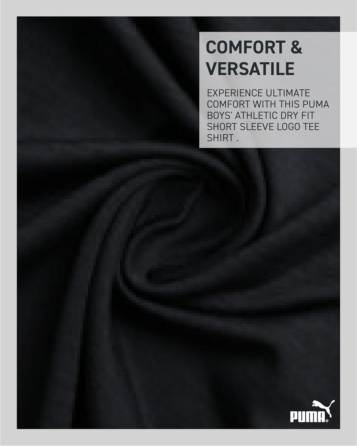 PUMA Boys Youth Dry Fit T-Shirt - Active Performance Short Sleeve Athletic Shirts for Teens (Size: 8-20) - Image 5