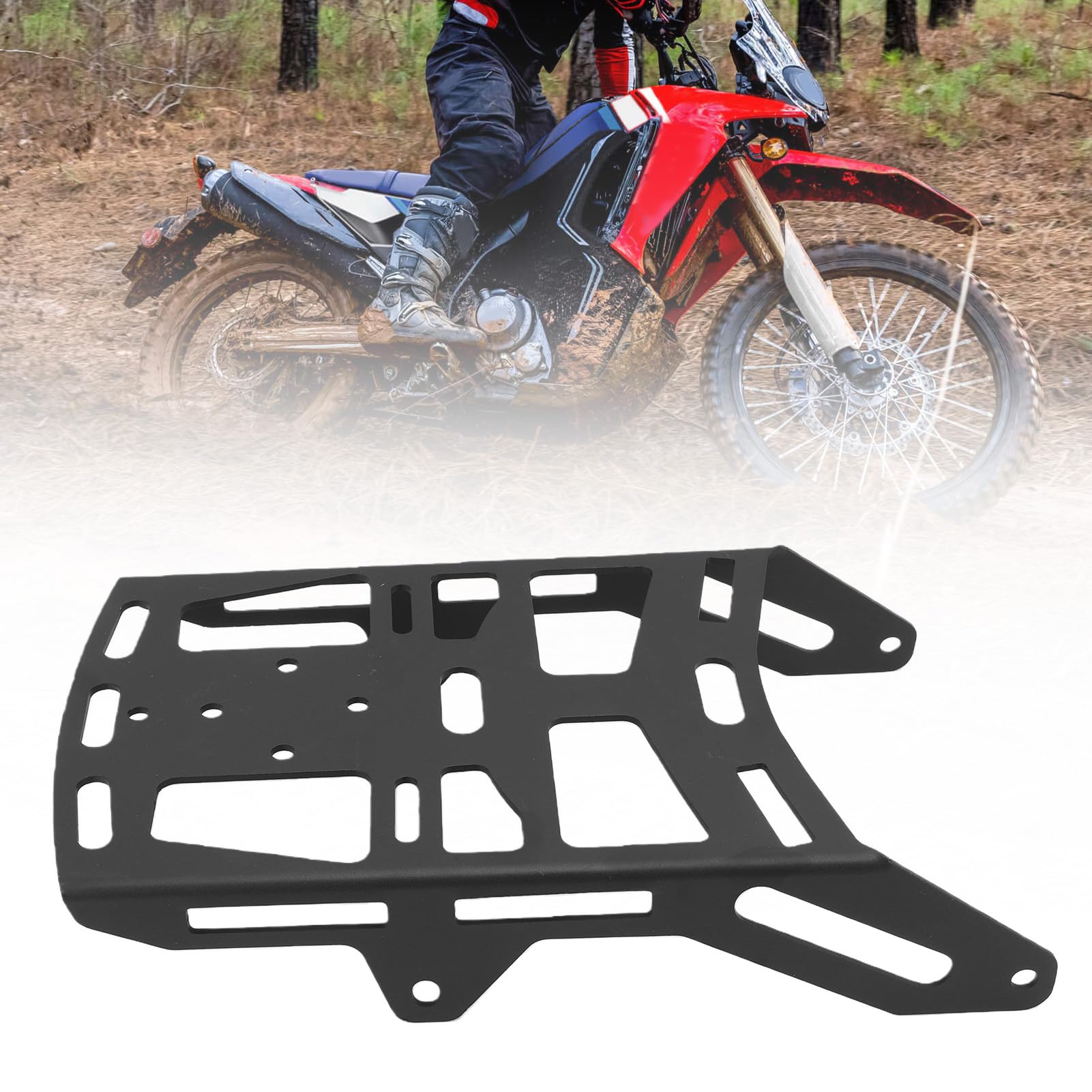 KIMISS Bagażnik Motocyklowy, CRF300L 2021-2025, Aluminium Alloy
