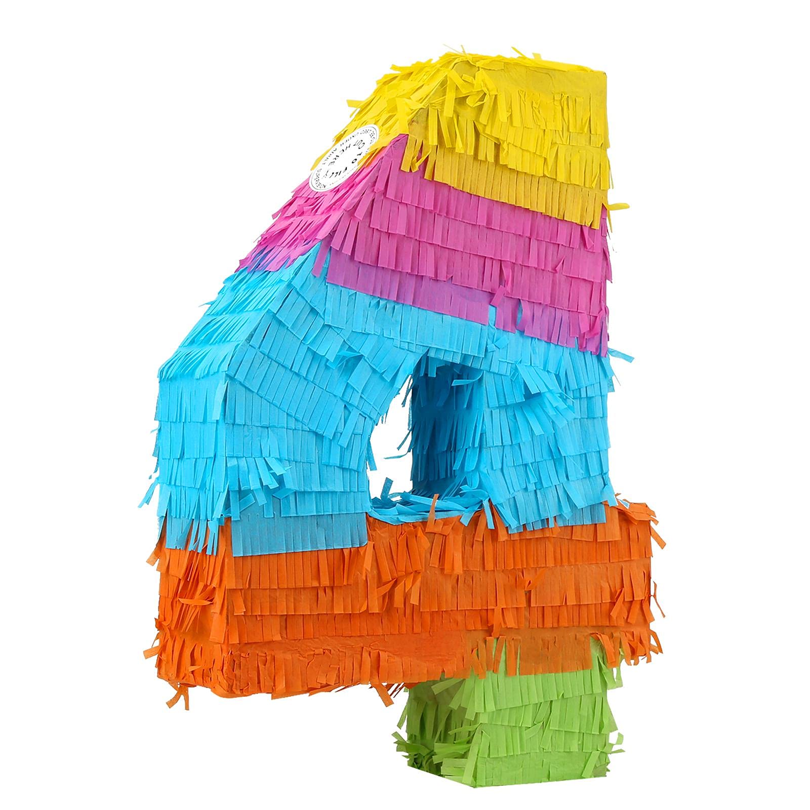 32ndShop 32nd Piñata Birthday Party Game with Stick - Number 4 - Image 3