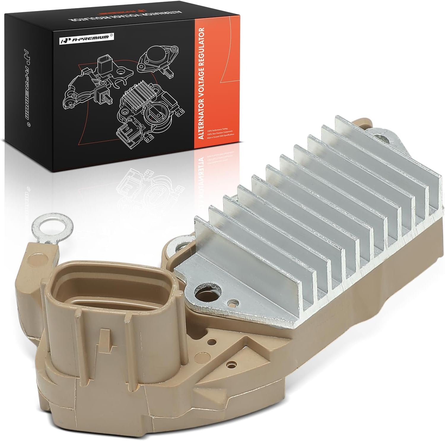A-Premium Alternator Voltage Regulator Compatible with Suzuki Samurai 1986 1987 1988 1989 1.3L, 28V A-Circuit 28.2 Vset