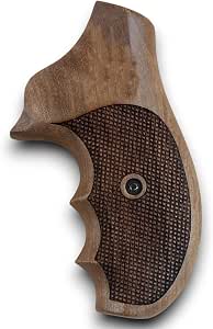 KSD Walnut Wood Grips For CZ VZOR 50-70 - Diamond Checkered Handgun Grips - View #6