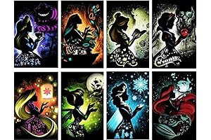 ZSWLLHP 8 Pack Disney Diamond Dotz Kits for Adults