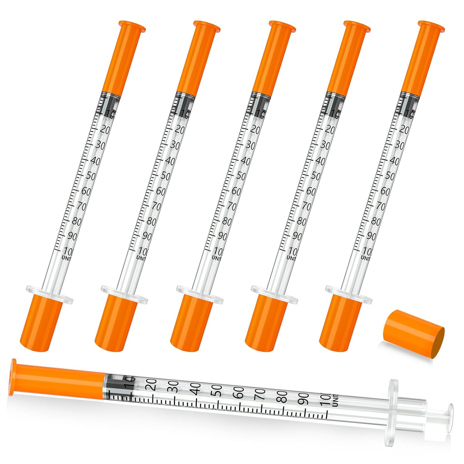 1ml/cc 31G 1/4 Inch 6mm, 25 Pack Lab Supplies Individually Wrapped