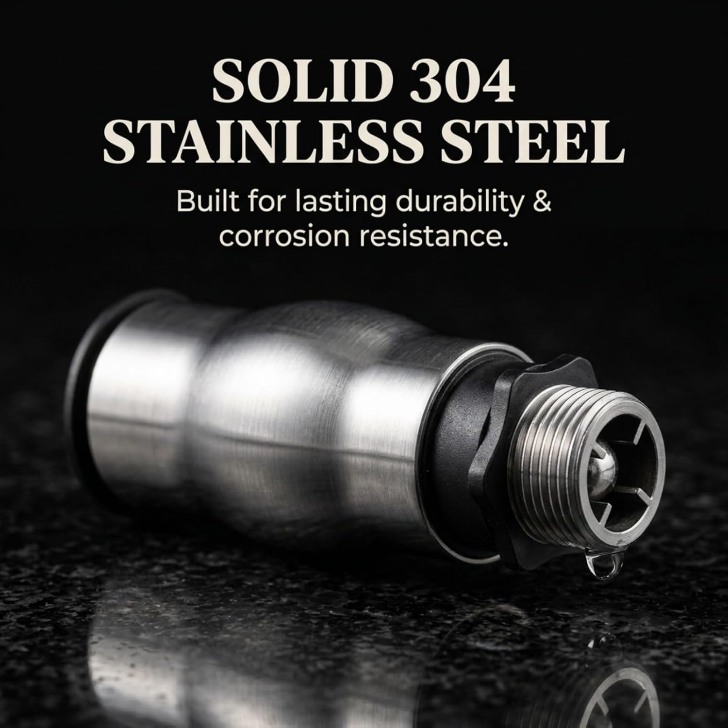 Pond Pump Fountain Nozzle G1 Male Thread Frothy Jet Fountain Nozzle, 304 Stainless Steel Water Spray for Garden Pond Lake, 6in Waterscape Water Spray