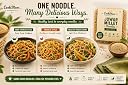 Jowar Millet Noodles | No Maida Healthy | Rich in Fiber & Protein | Easy to Cook Instant | Wholesome Everyday Meal | 200g gallery image