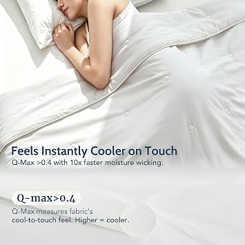 Cooling Comforter King/Cali King Size with Japanese Double-Sided Cold Tech