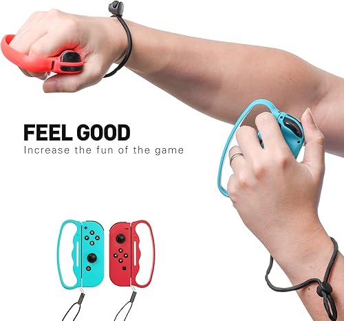 Vista 3 de ECHZOVE Agarre de boxeo para Nintendo Switch Fitness Boxing, controlador para Nintendo Switch Boxing Game