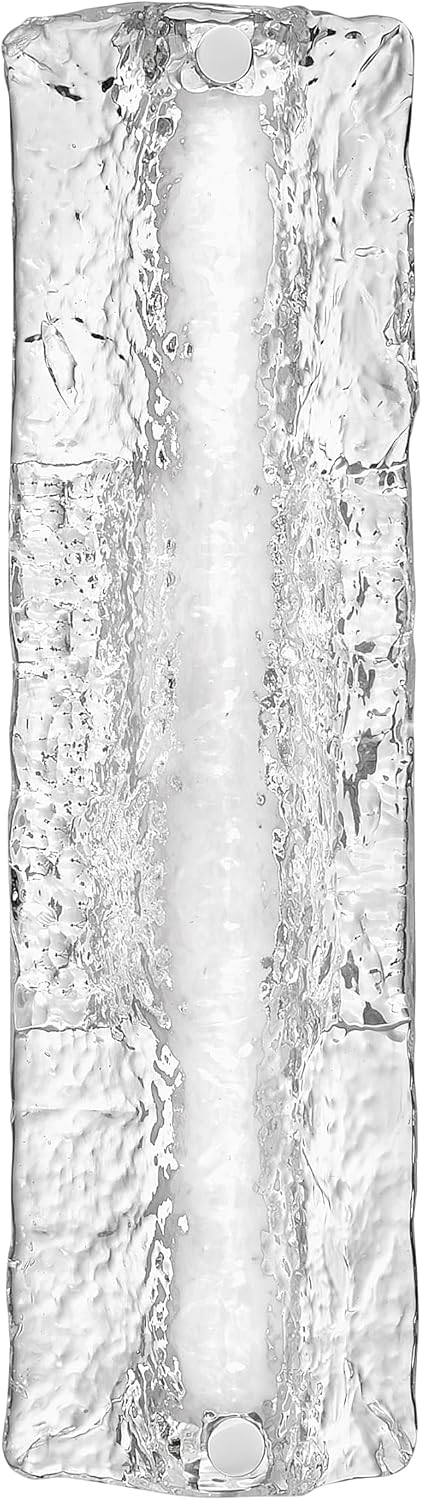 Hinkley Lucent Collection 18" Integrated LED 20W Bathroom Vanity Fixture with Lava Glass, Chrome