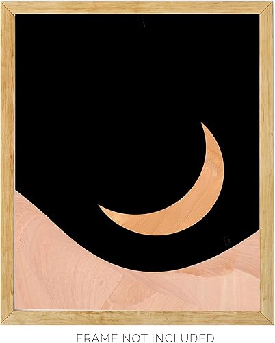 Miniatura 2 de WESTBROOK DESIGN STUDIO Abstract Pink, Terracotta & Black Sun & Moon Rising Watercolor Wall Art. Set of 2 11x14 UNFRAMED Prints. Abstract,