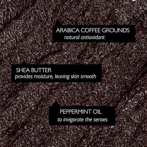 Miniatura 3 de UpCircle Exfoliante corporal de café con menta 7.4 fl oz - Sal marina, eucalipto + aceite de coco - Exfolia tu piel + mejora la circulación -