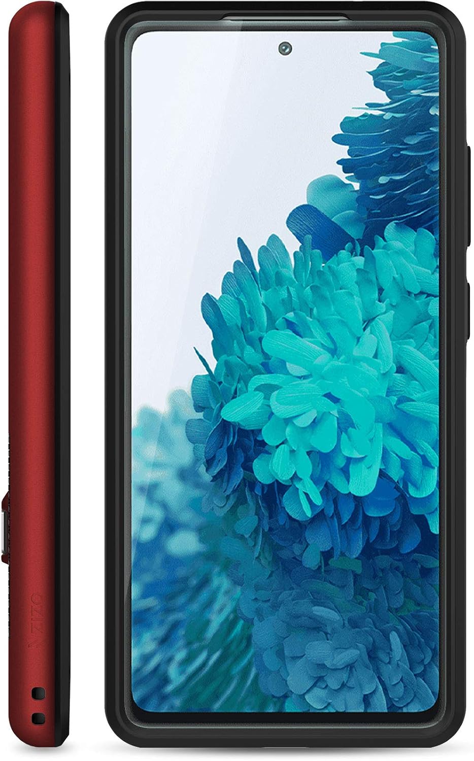 Zizo Transform Series for Galaxy S20 FE Case - Rugged Dual-Layer Protection with Kickstand - Red