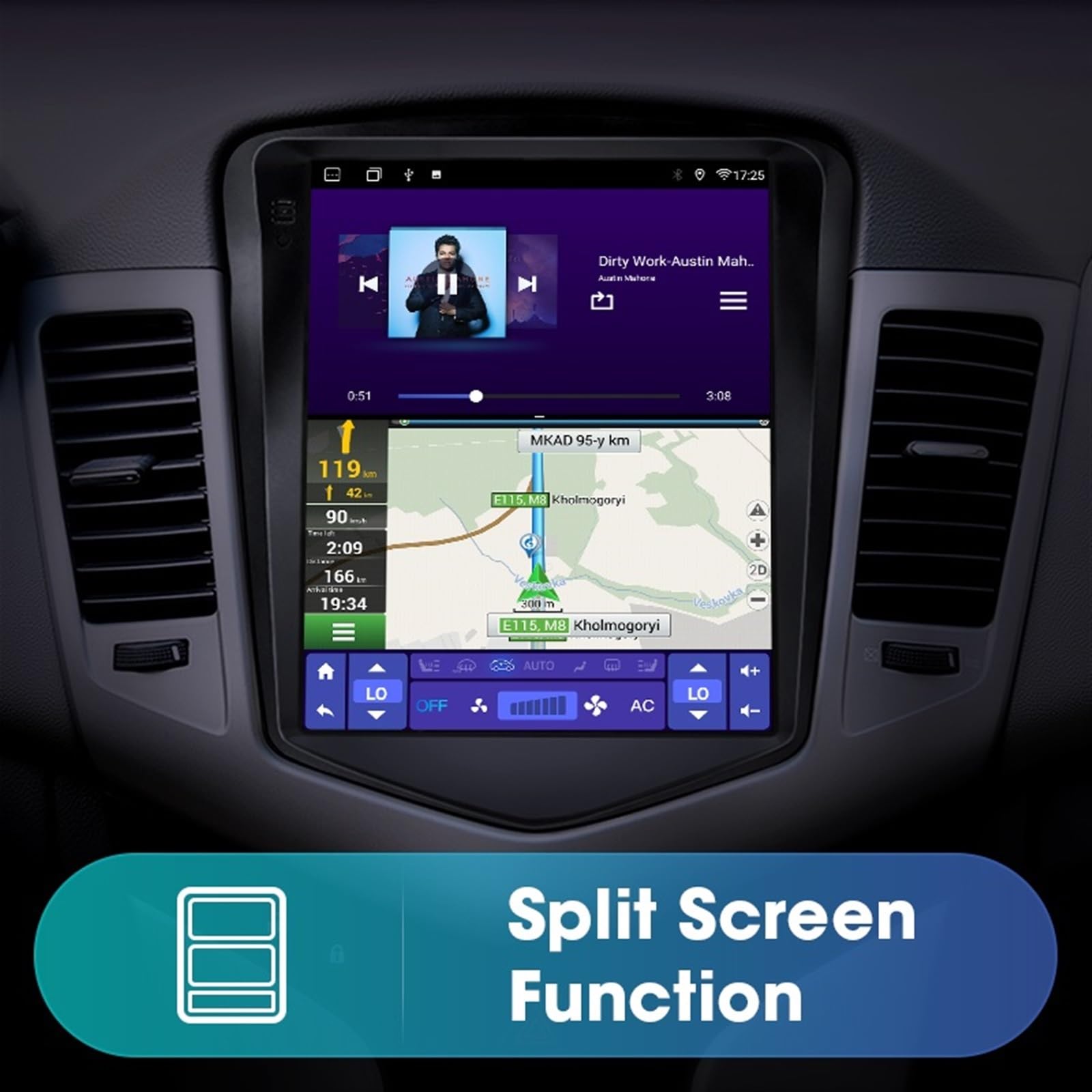 Nawigacja satelitarna Radio Samochodowe Stereo Multimedialny Odtwarzacz Wideo Nawigacja GPS(S10-A-ADAS)