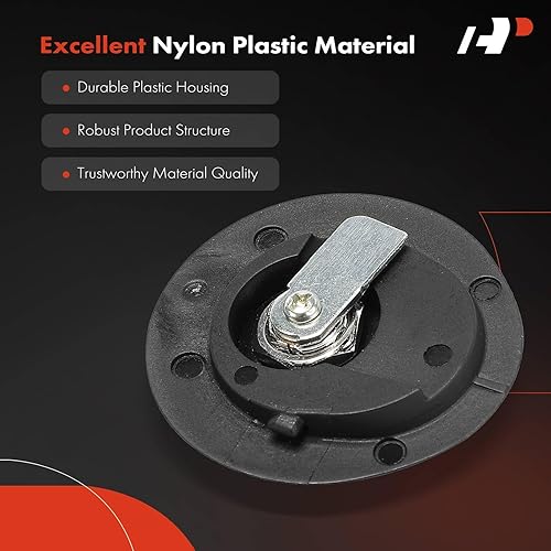 Miniatura 4 de A-Premium Tapa del depósito de combustible compatible con vehículos Ford  EcoSport 2018-2022, Escape 2017-2019, Mustang 2016-2023, pestillo de