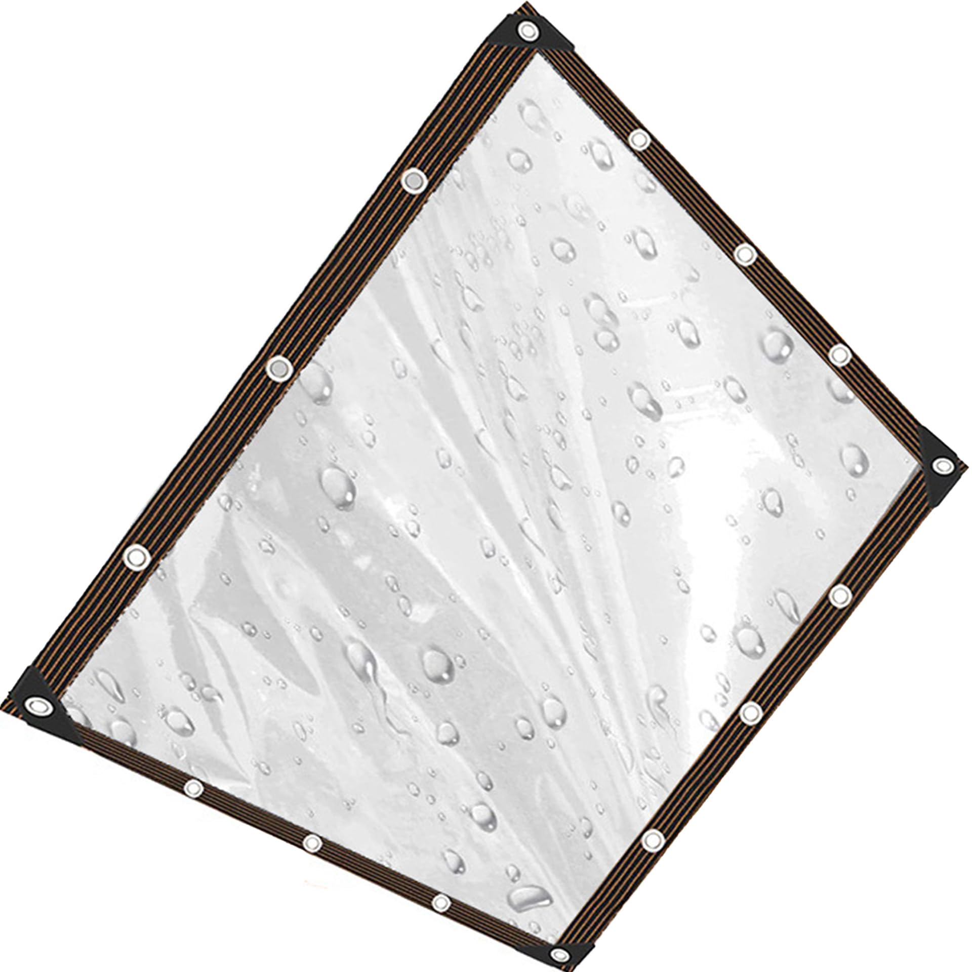 Lona impermeable para jardín y piscina transparente de 200 x 540 cm