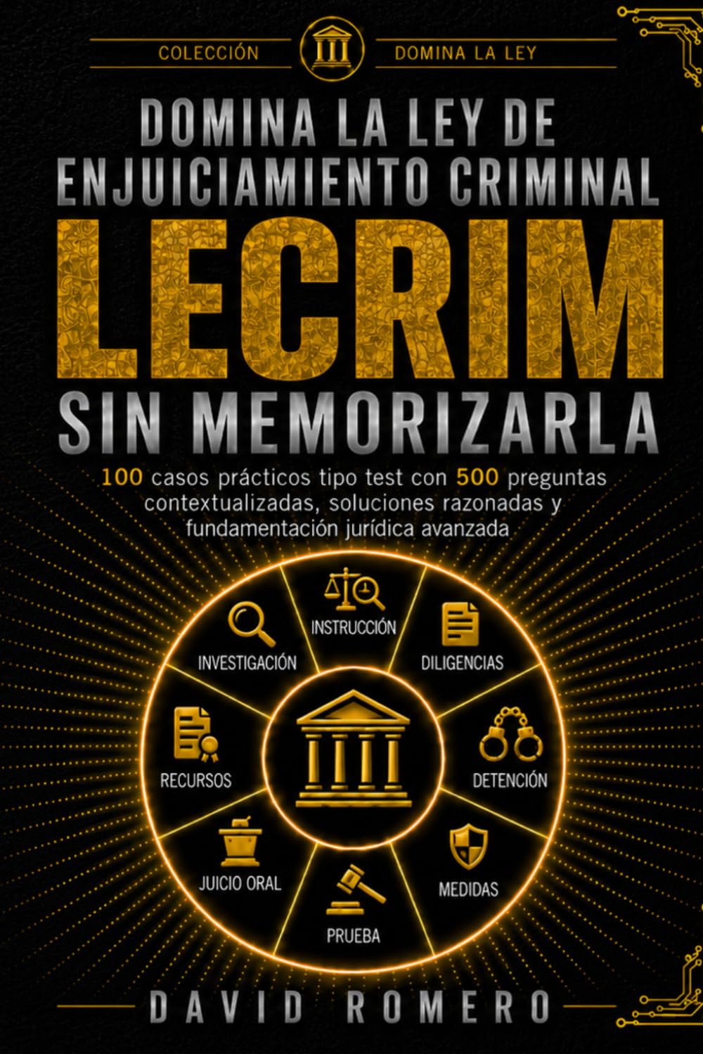DOMINA LA LEY DE ENJUICIAMIENTO CRIMINAL LECRIM SIN MEMORIZARLA: 100 casos prácticos tipo test con 500 preguntas contextualizadas, soluciones razonadas y fundamentación jurídica avanzada