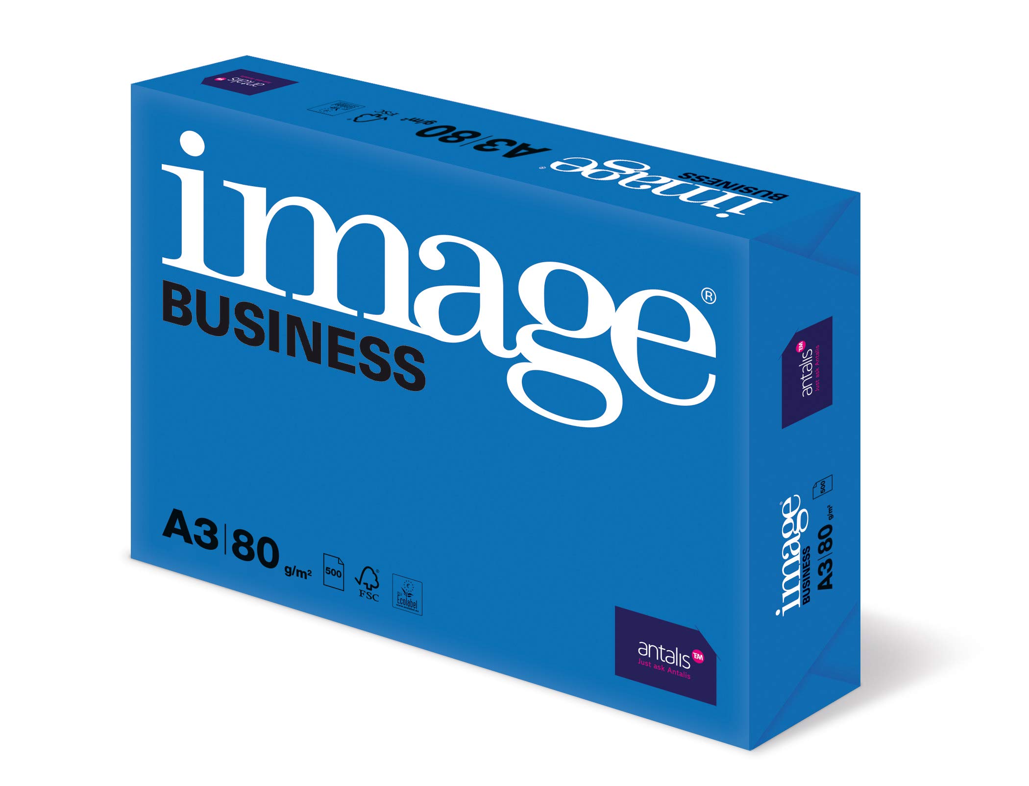 Image Business - papier wielofunkcyjny biały 80 g/m² A3 - karton 5 x 500 arkuszy