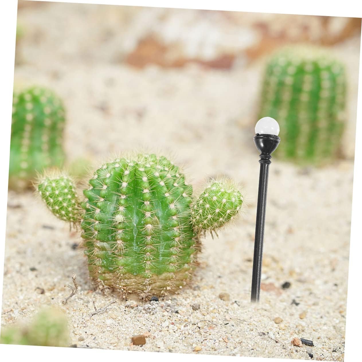 balacoo 20pcs Miniature Street Light Model Miniature Lamp Models for Street Lamp Landscape Decor