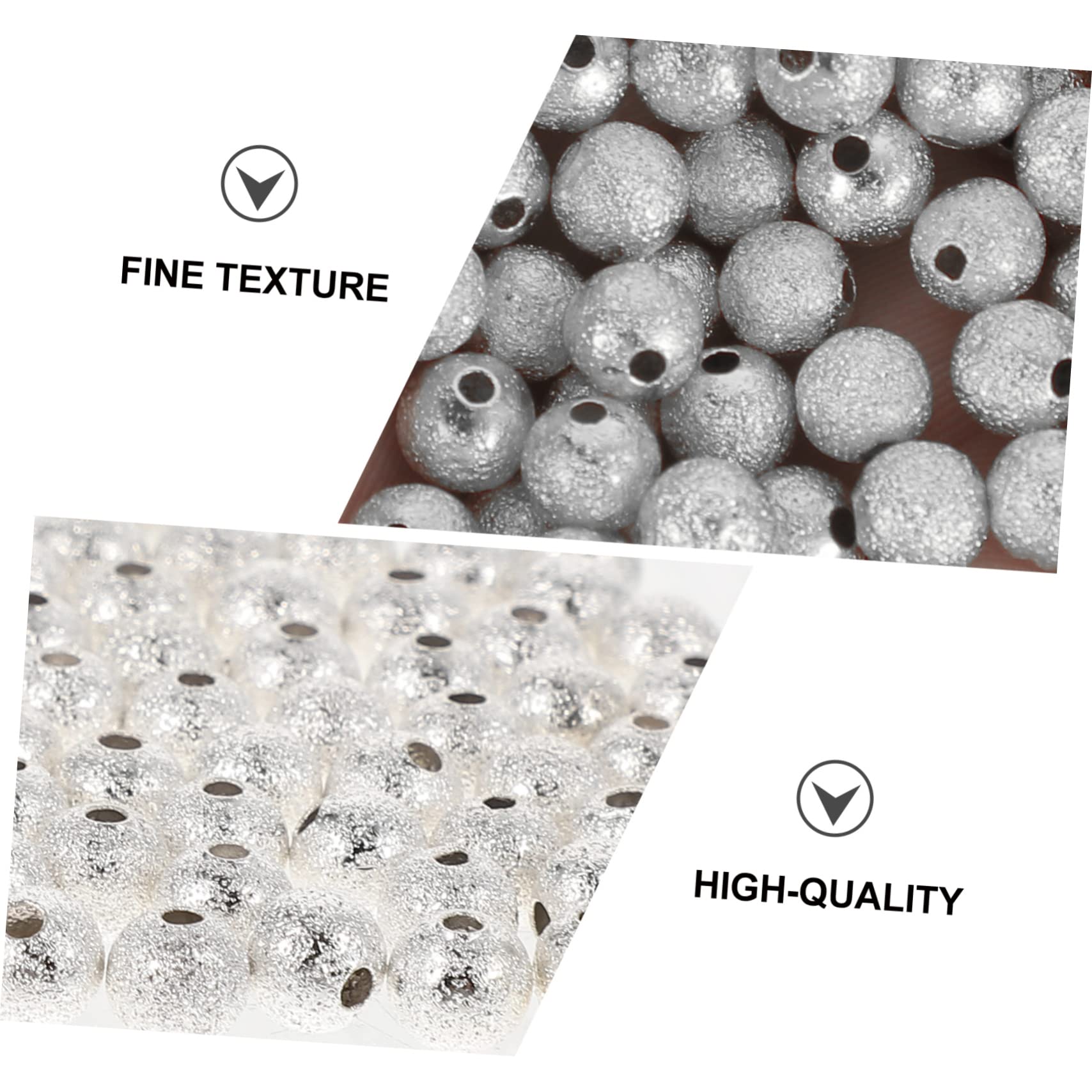 1600 Pz Perline Di Distanziatore Placcate Oro Bianco Lettera - Foto 8