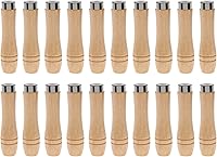 Vista 1 de The Lord of the Tools 20 manijas de madera con anillos de seguridad de metal, accesorios para carpintería, carpintería, mantenimiento de garaje