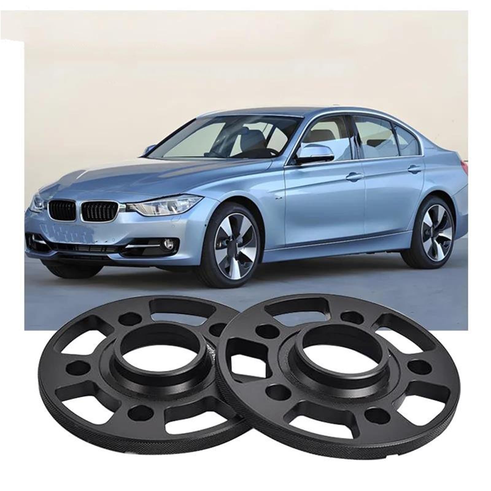 Abstandshalter für Reifenversatz 2 Stück Spurverbreiterungen Hub Adapter Reifen Zubehör Für 3 Serie F30 F31 E90 E91 E92 5x120 CB 72,6mm(15mm 2PCS)