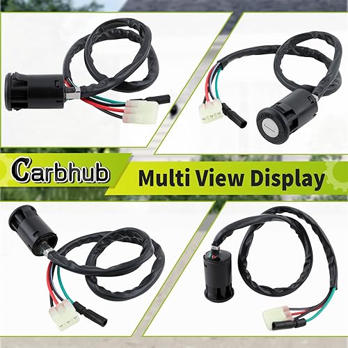 Miniatura 6 de Carbhub Interruptor de encendido wllaves para Honda TRX250 Recon TRX250EX Sportrax TRX250TE Recon ES TRX250TM Recon Sportrax 400 TRX400EX 2x4