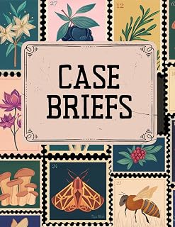 The Ultimate Law School Case Briefing Notebook: By a Law Student, for Law Students (100 Cases)