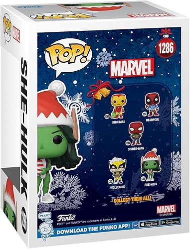 Miniatura 3 de Funko Pop! Marvel Holiday - She-Hulk - Marvel Comics - Figura de vinilo coleccionable - Idea de regalo - Producto oficial - para niños y adultos -