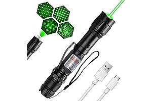 100mw Laser: Rechargeable Green Laser Pointer Flashlight