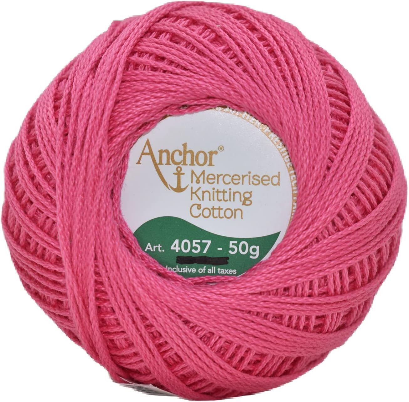 HUNNY-BUNCH Anchor Mercerised Premium Knitting Crochet Cotton Thread Yarn Balls for Knitting, Weaving, Embroidery and Craft Making Fast Color (Pack of 2 Rolls) (HUNNY-BUNCH Anchor Balls Shade 54)