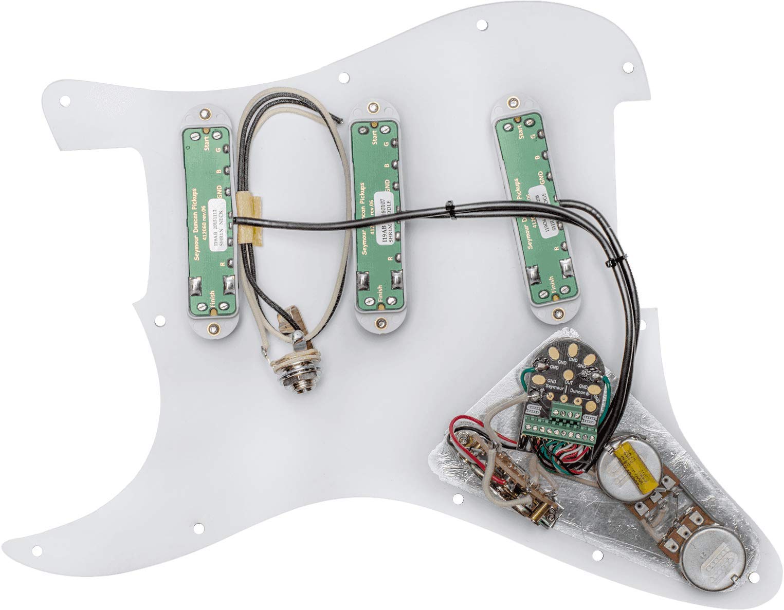 Amazon | Seymour Duncan 11550-05W トリプルレール ロード済み 配線
