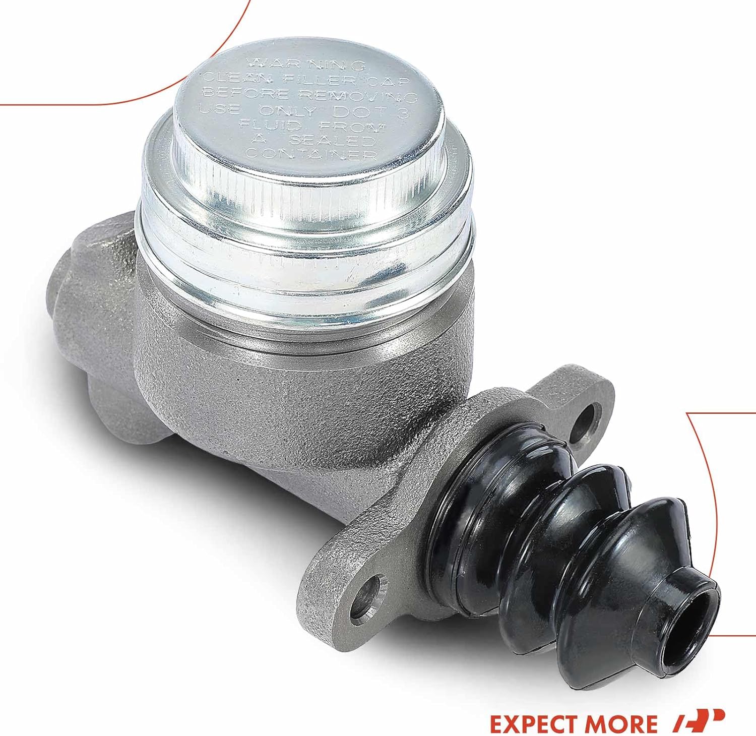 A-Premium Brake Master Cylinder with Reservoir and Cap Compatible with International Harvester and Lincoln Vehicles - Scout 1961-1966, Continental 1961-1964 - Replace# 871322R91, C1VY-2140-B