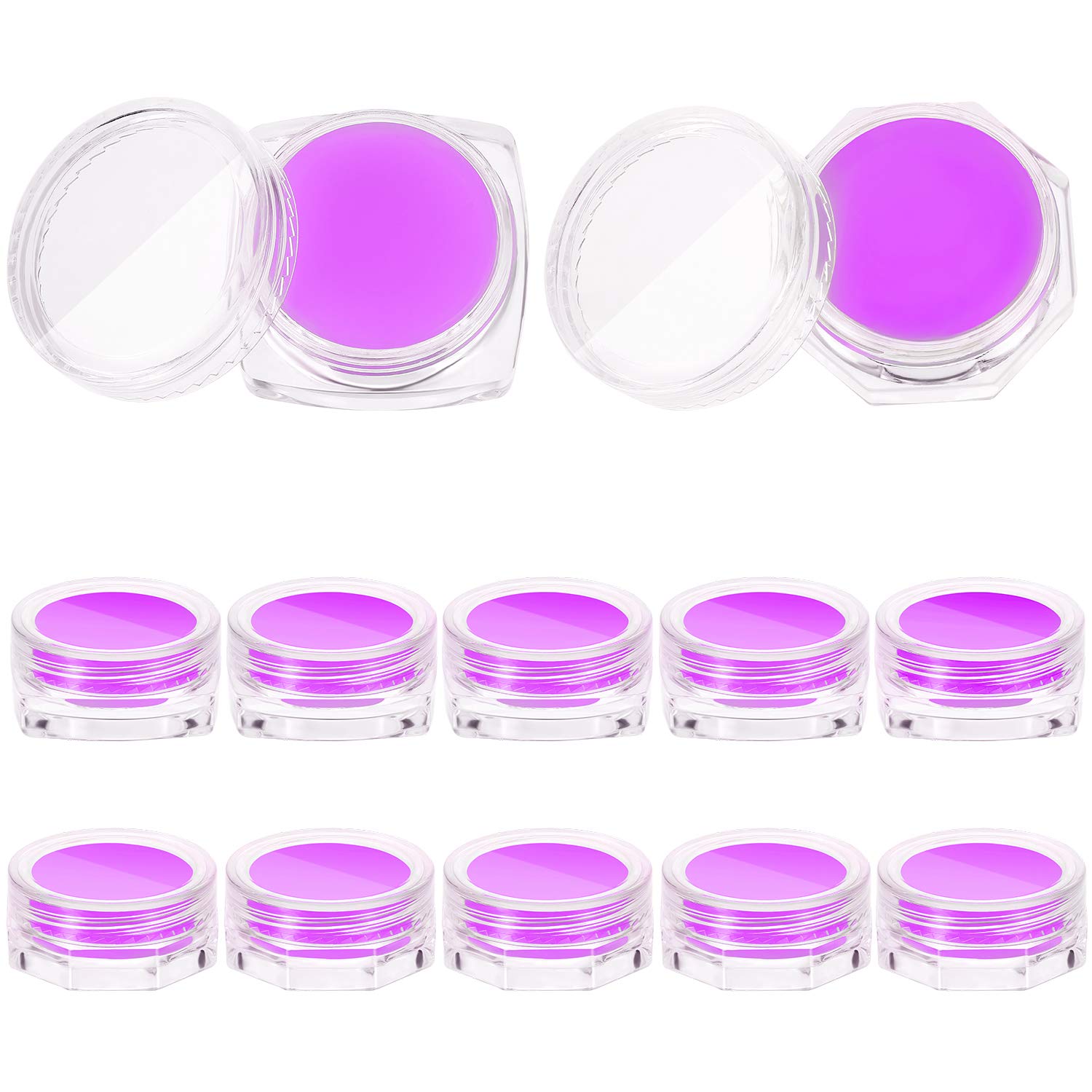 10 Pieces Diamond Painting Wax Storage Container Case with Glue Clay, Diamond Painting Glue Painting Glue Clay Organizer for Diamond Painting Embroidery Accessories (Purple)