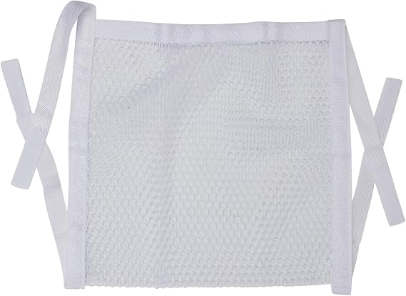 Household Essentials 135 Polyester Sneaker Wash and Dry Bag for Laundry Machines - White