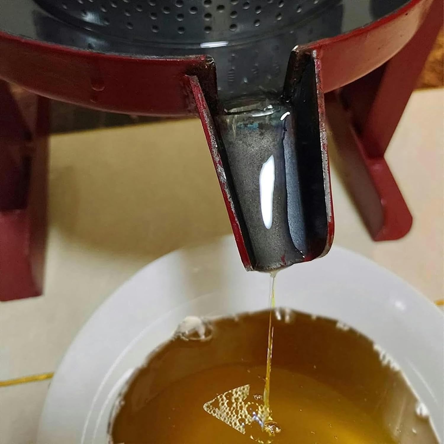 Wine Wine Fruit, Stainless Steel Barrel, Manual Fruit Wine Press, Grape Press to Squeeze Vegetable Juice/Fruits ~/