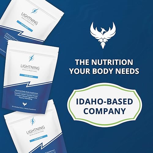 Miniatura 9 de Renova Worldwide Lightning Daily Suplemento multivitamínico  Vitaminas y minerales para la función mental, apoyo energético y bienestar físico